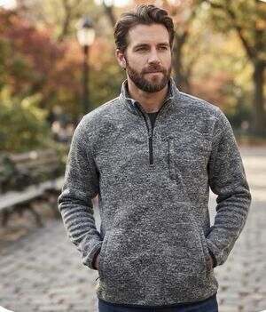 ZITY Sports Group Speedrun Performance Quarter Zip Pullover Athleisure Gym XL